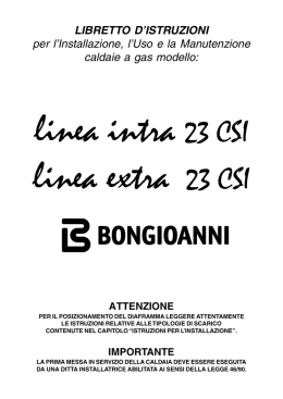 linea intra linea extra 23 csi