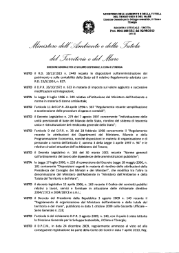 Decreto n. 41168 del 02.08.2013