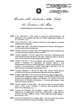 Decreto prot. n. 0045428 del 16.10.2013