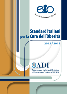 Standard Italiani per la Cura dell`Obesit&agrave;