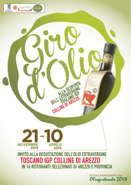 TOSCANO IGP COLLINE DI AREZZO - Consorzio Olio Extravergine
