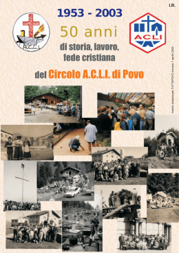 Inserto 50&deg; Acli Tuttapovo aprile 2003