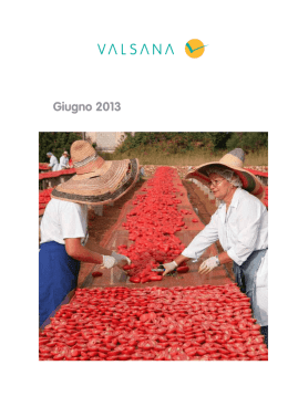 La Rubrica dei Sapori - Giugno 2013