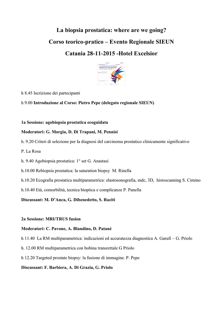 biopsia prostatica transperineale complicanze
