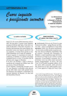 Cuore inquieto e pacificante incontro