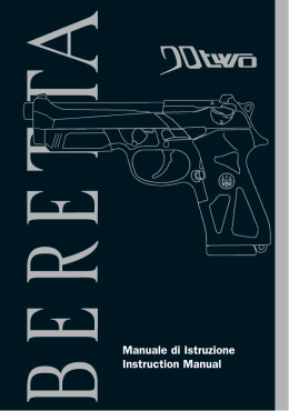 Manuale di Istruzione Instruction Manual