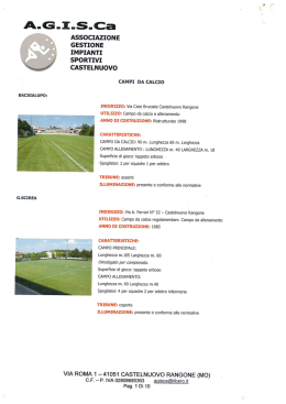 Impianti sportivi Castelnuovo