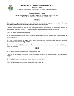 Regolamento IMU (dal 2014) - Comune di Campagnano di Roma