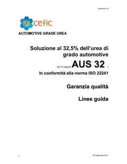 Soluzione al 32,5% dell`urea di grado automotive Garanzia qualit&agrave;
