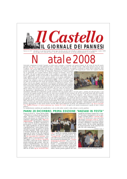 Gen. 2009 Completo - Il Castello il giornale dei pannesi