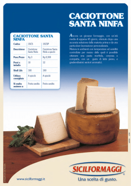 SANTA NINFA - Sicilformaggi