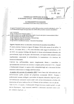 Allegato - Ordine degli Avvocati di Bari