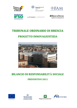 IL SISTEMA DI MONITORAGGIO DEL SERVIZIO