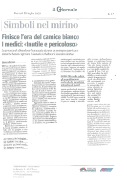 "inutile e pericoloso". L`intervista al chirurgo