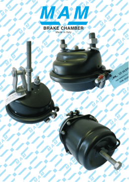 brake chamber - Nuova Mam S.a.s.