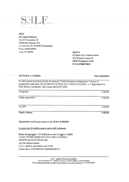 SELF di Caponi Federica