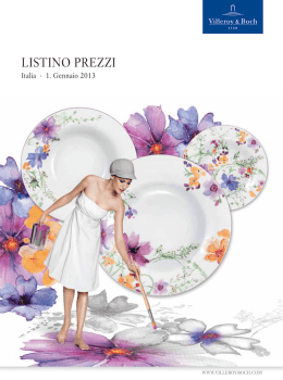 LISTINO PREZZI