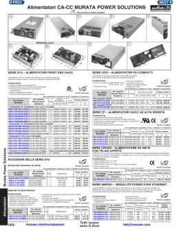 MURATA POWER SOLUTIONS AC-DC Power Supplies