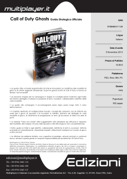 Call of Duty Ghosts Guida Strategica Ufficiale