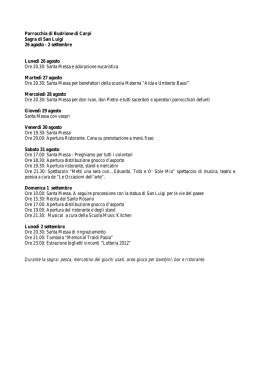 Parrocchia di Budrione di Carpi Sagra di San