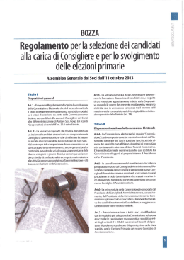 Elezioni Primarie - Abitare Società Cooperativa