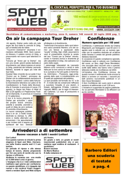 Spot and Web n.140 del 28.7.2006