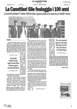 La Canottieri Sile festeggia i 100 anni