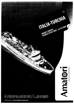 Page 1 Prenota on-Iine su www.traghetti.amato Page 2 rARirrE
