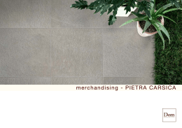 merchandising - PIETRA CARSICA