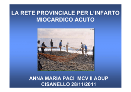 la rete provinciale per l`infarto miocardico acuto