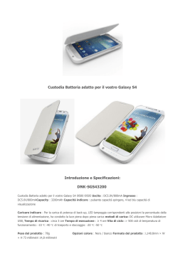 Custodia Batteria adatto per il vostro Galaxy S4 Introduzione e