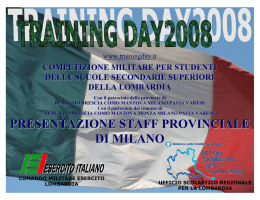 Trayning Day 2008 - UNUCI Monza e Brianza
