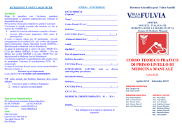 ISCRIZIONE E NOTE LOGISTICHE
