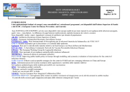 MUMQ10 EPIDEMIO 2012 - Azienda Ospedaliera "Ospedale