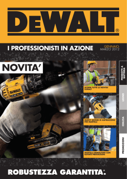Volantino DeWalt Gennaio-Marzo 2012