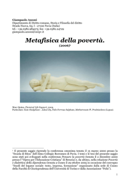 Scarica il pdf del professor Azzoni