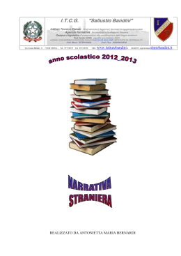 narrativa straniera - "Sallustio Bandini".