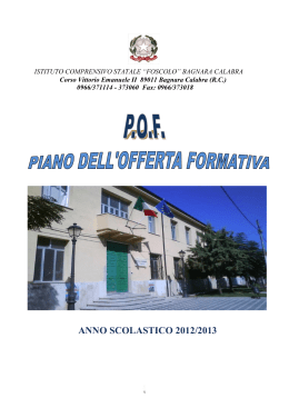 POF 2012-13 - "Ugo Foscolo"