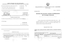 Delibera n. 2 del 27/04/2013 Surroga dell`arcidiacono del Cadore in