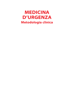 medicina d`urgenza e metodologia clinica