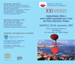 NAPOLI, 24-26 settembre 2015