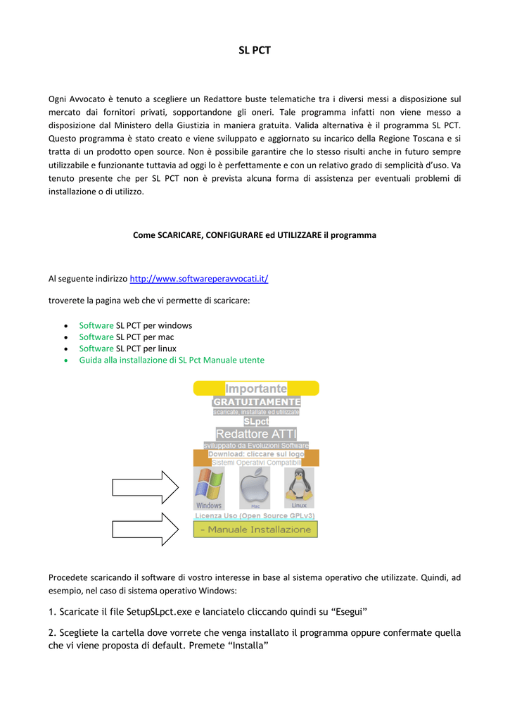 SLPCT REGIONE TOSCANA SCARICARE