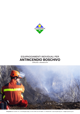 ANTINCENDIO BOSCHIVO - catalogo pdf