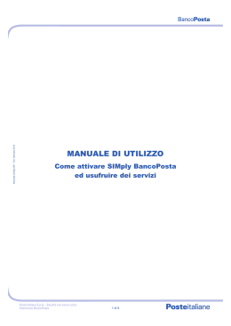 MANUALE DI UTILIZZO