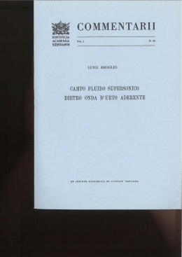 Page 1 COMMENTARII LUIGI BROGLIO CAMP() FLUID