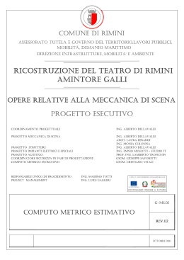 computo metrico - Comune di Rimini
