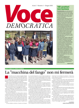 Voce democratica - PD Peschiera Borromeo