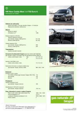 VW New Caddy Maxi 1.4 TGI Euro 6