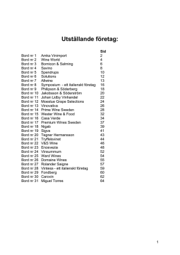 Katalog bransch 2005 - Nordic Wine Institute