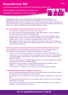 Fact sheet 12 – Lifestyle risk factors and breast cancer myths